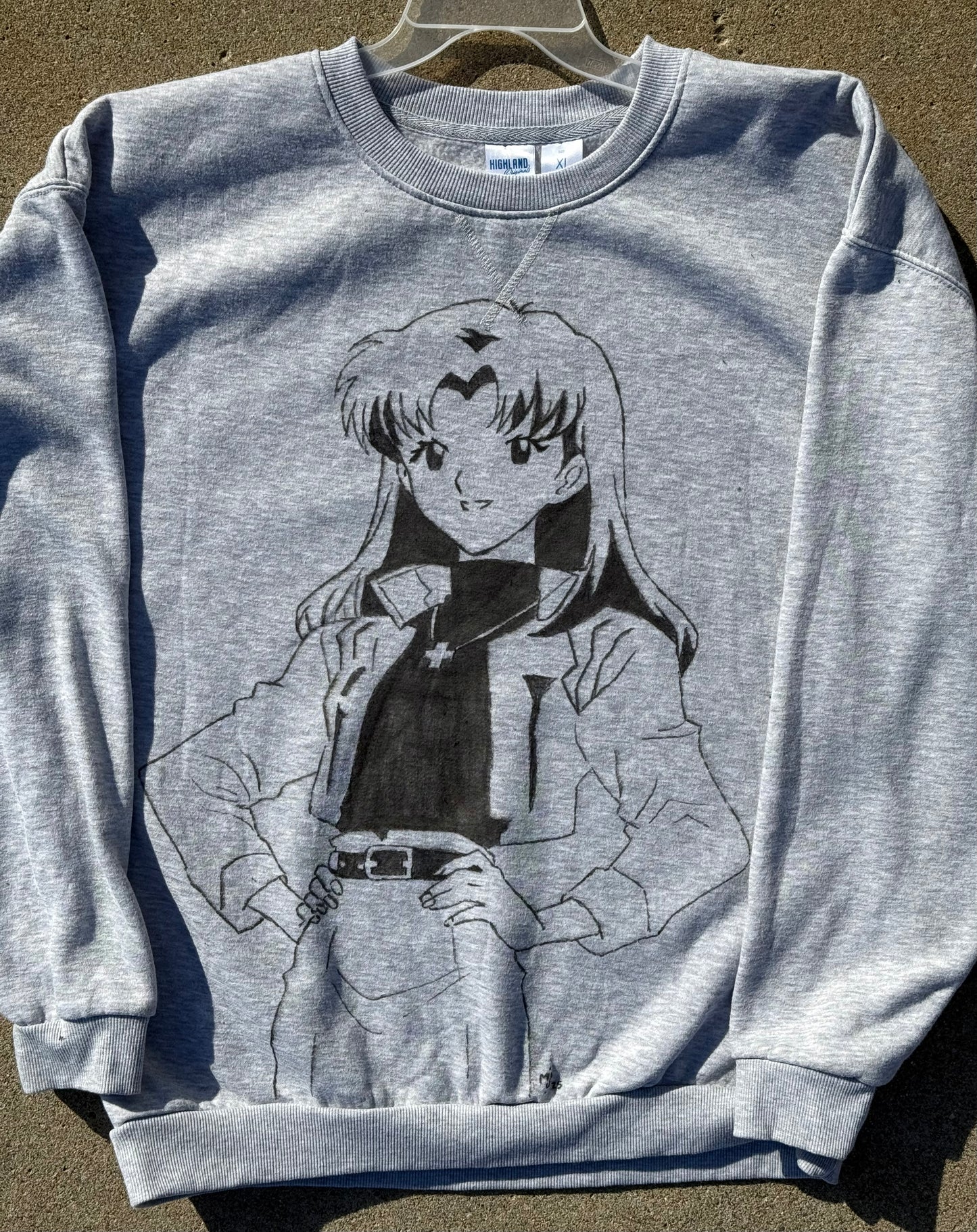 Evangelion Misato Strikes a Pose