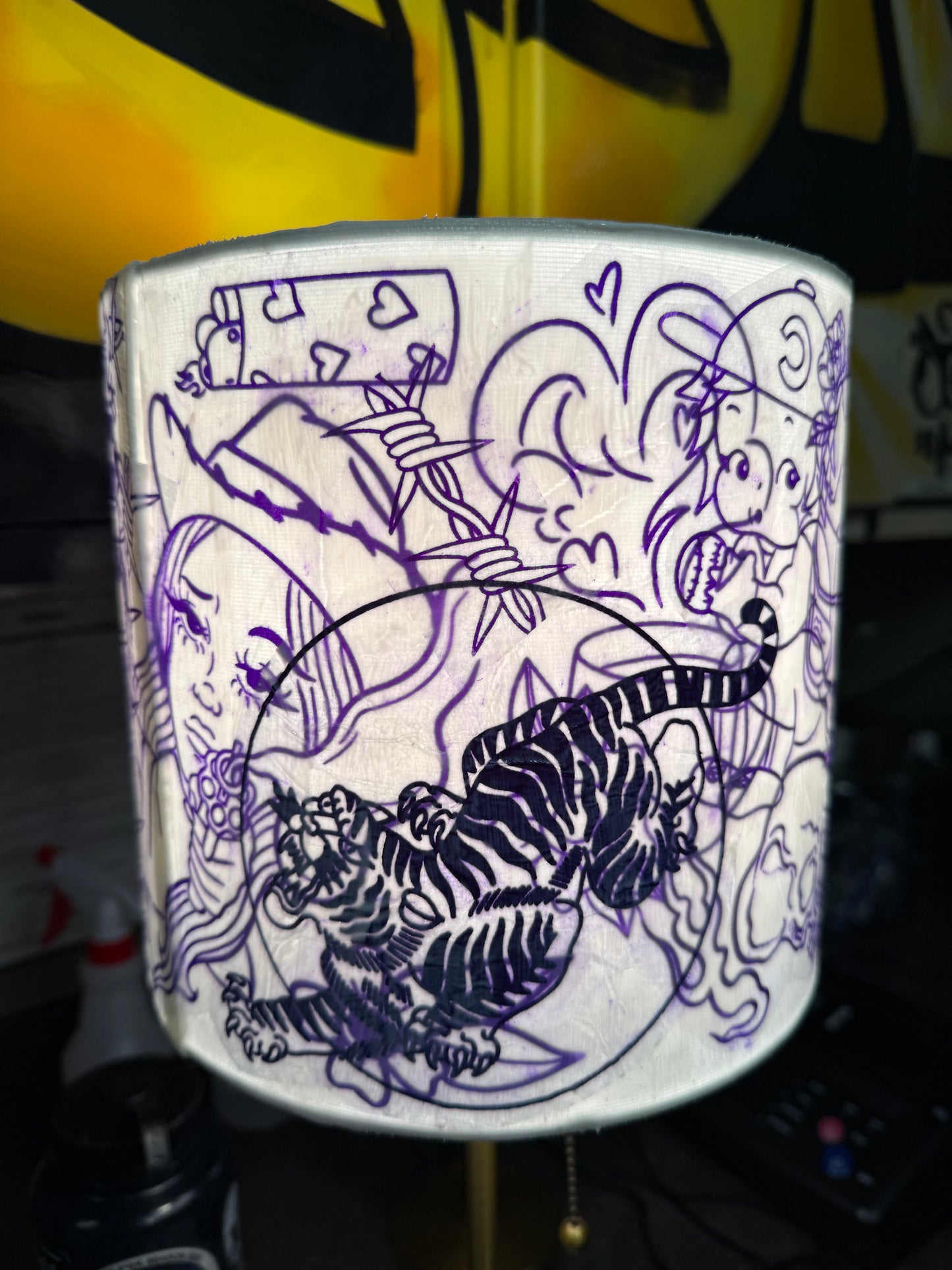 Tattoo Stencil Lamp