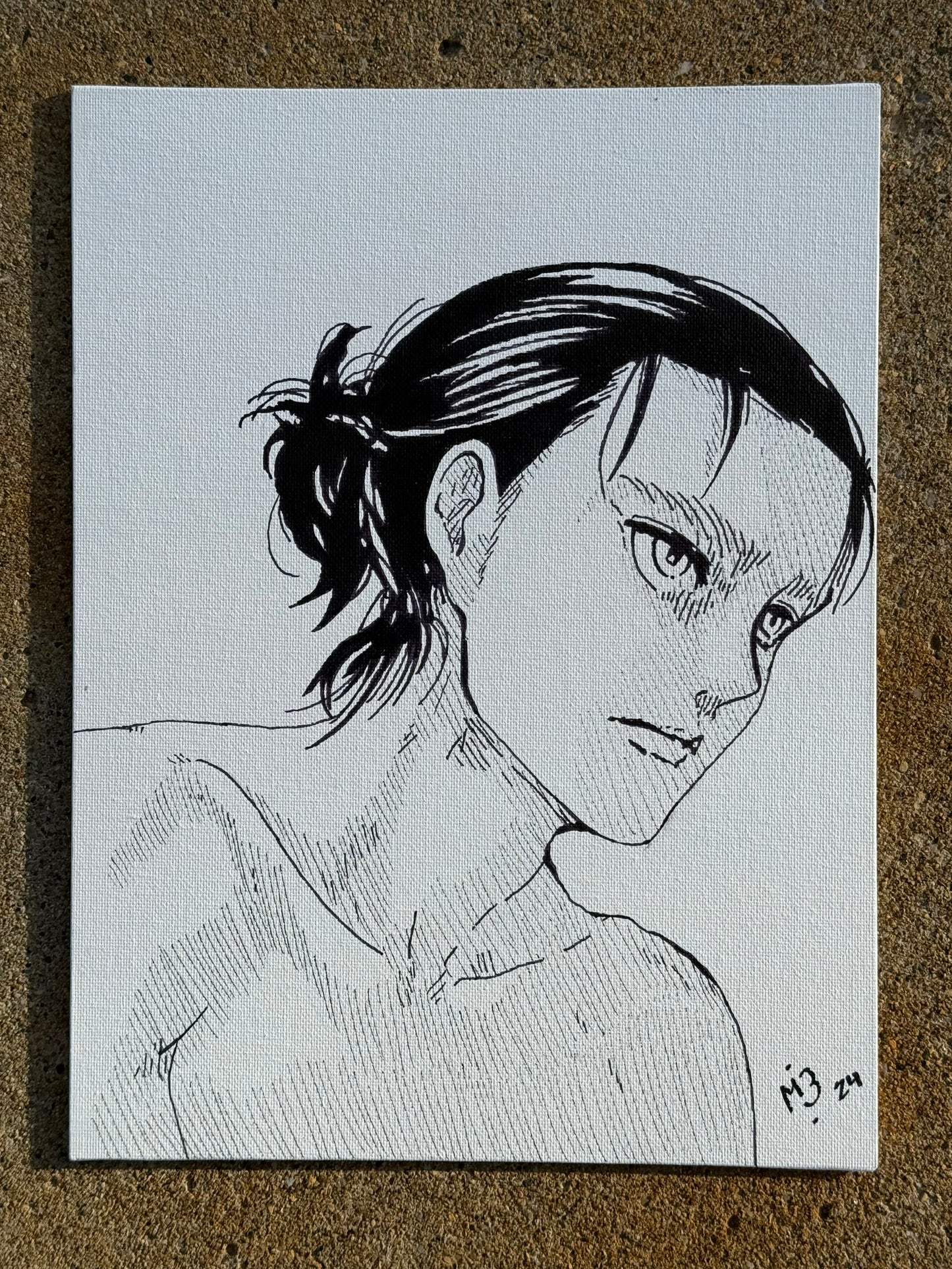 AOT Eren in Thought