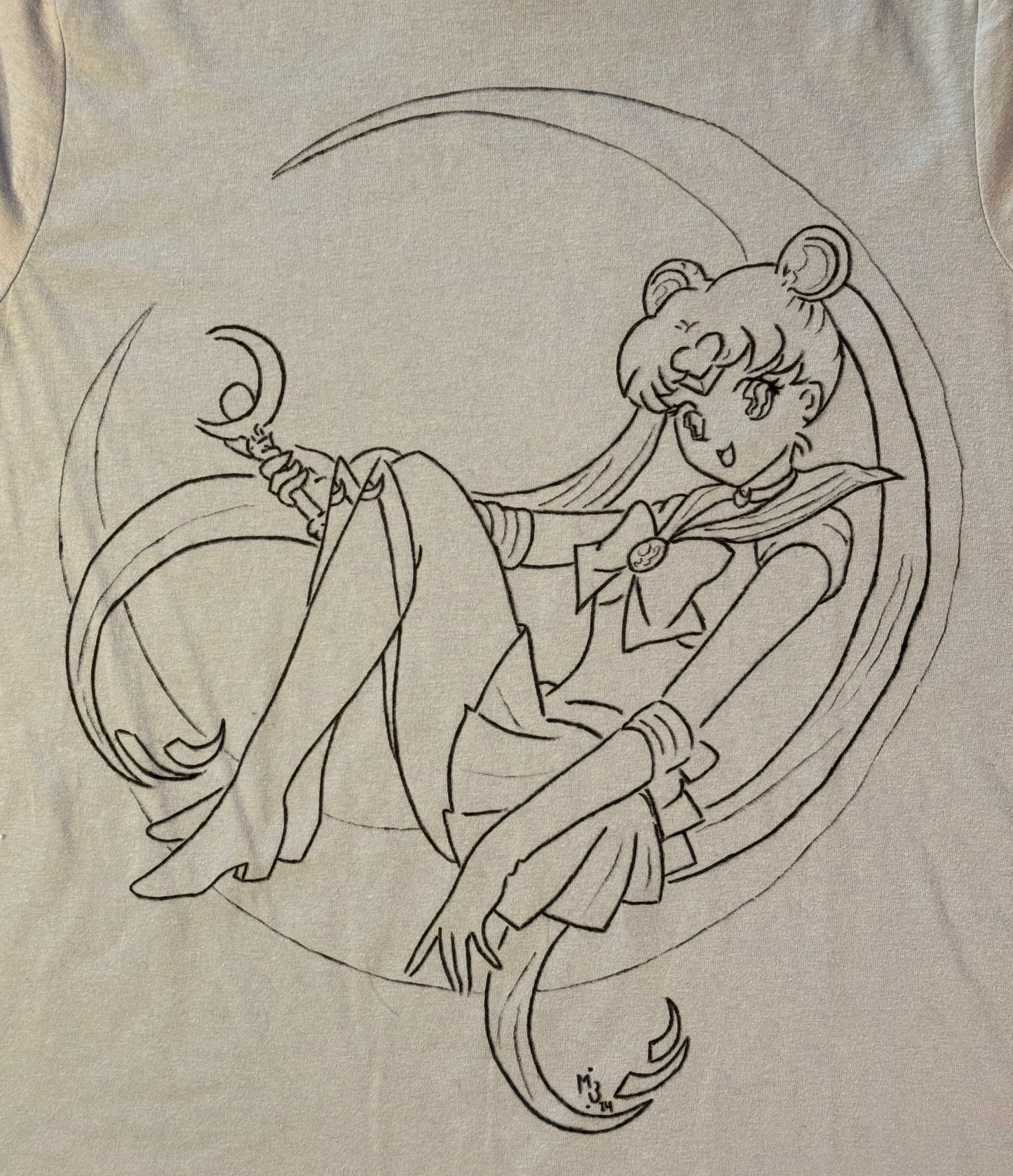 Sailor Moon Relaxing in the Moonlight
