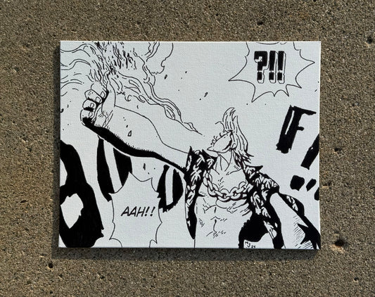One Piece Franky in Flames