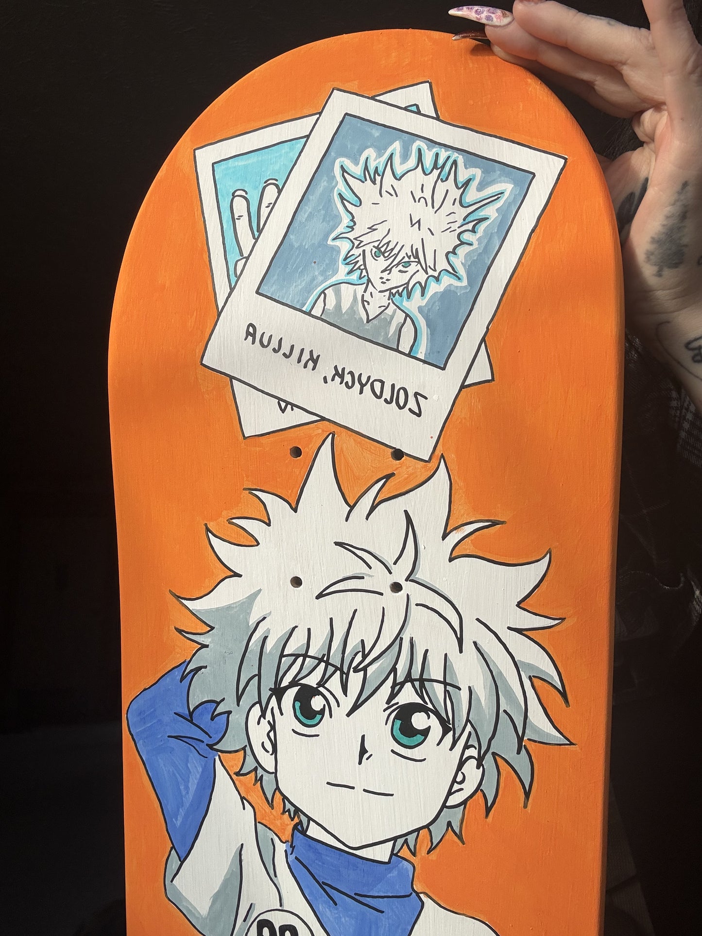 HxH Killua w Polaroids