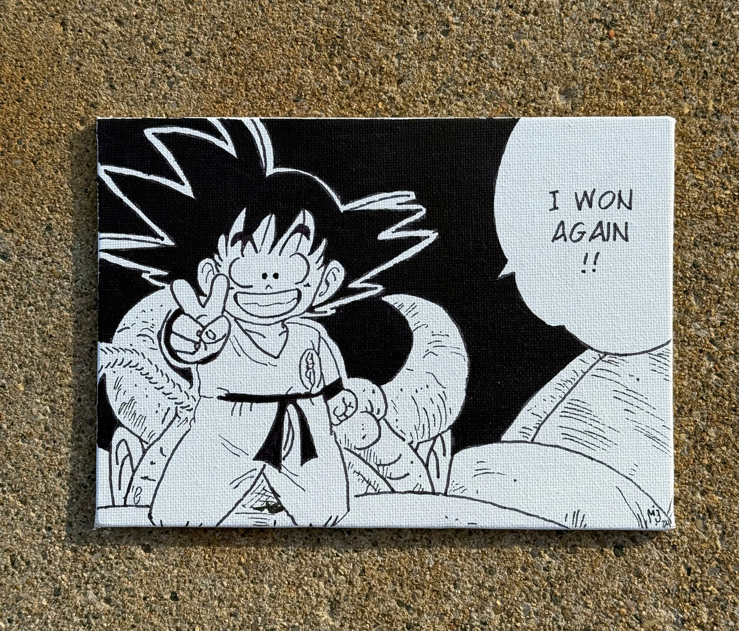 Dragonball Z Goku Winning